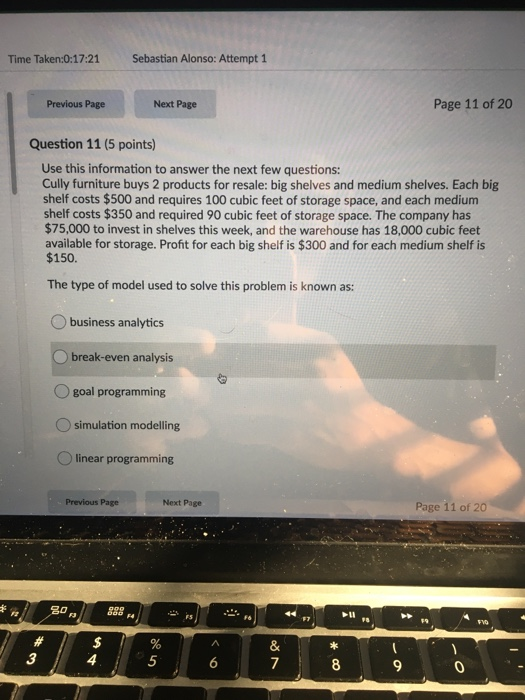 Time Taken:0:17:21 Sebastian Alonso: Attempt 1
