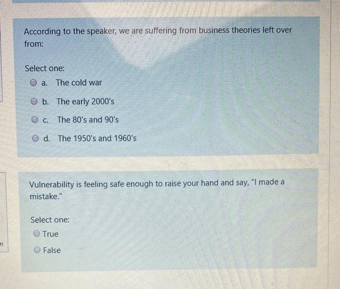 Choose the correct answer According to the