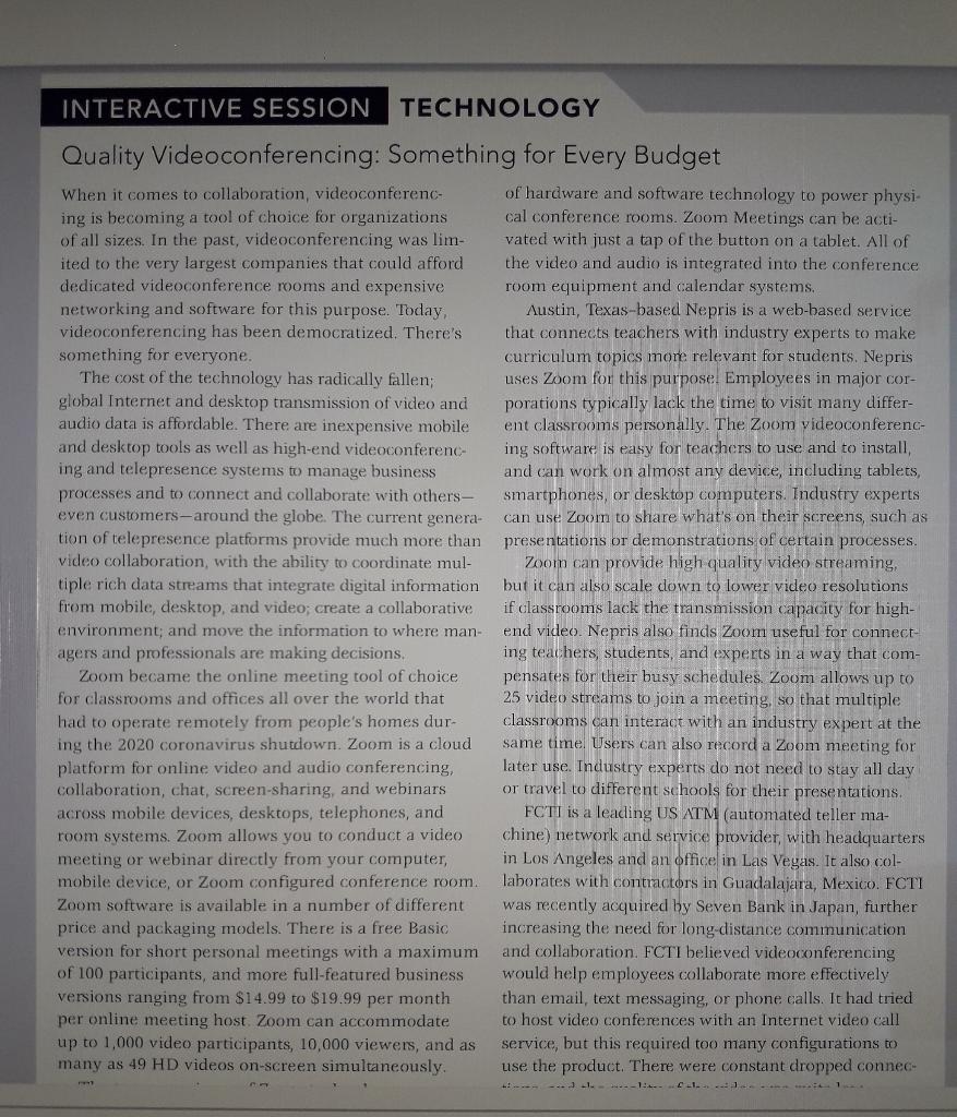 Case Study Question: 3. Describe the specific