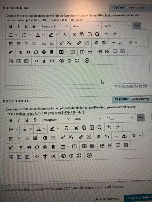 QUESTION 43 10 points Save Answer V Analyze the