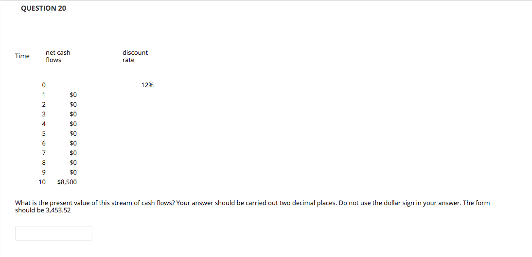 Can someone please help? QUESTION 20 Time net
