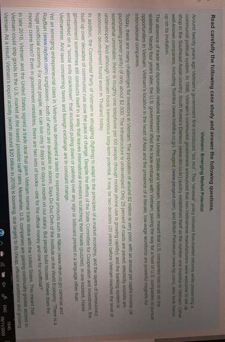 please i need it now . Read carefully the