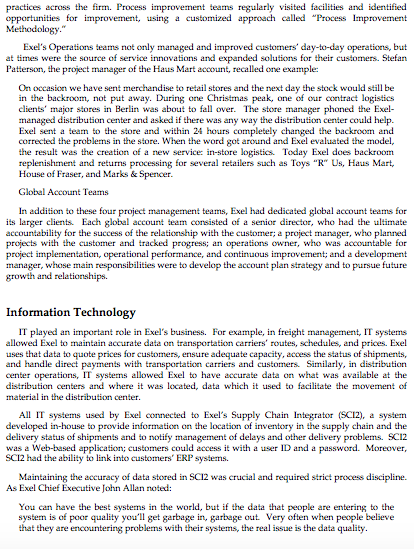 sketch graphically the supply chain described in