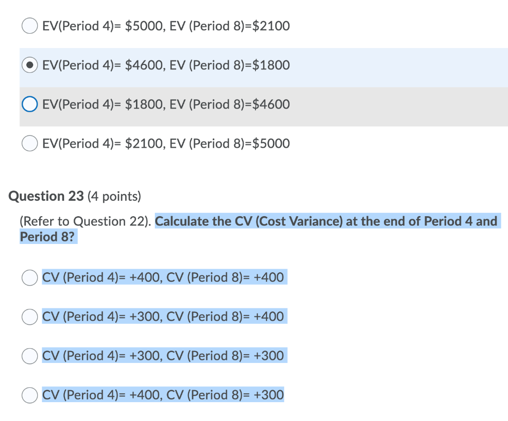 Given the project network and baseline