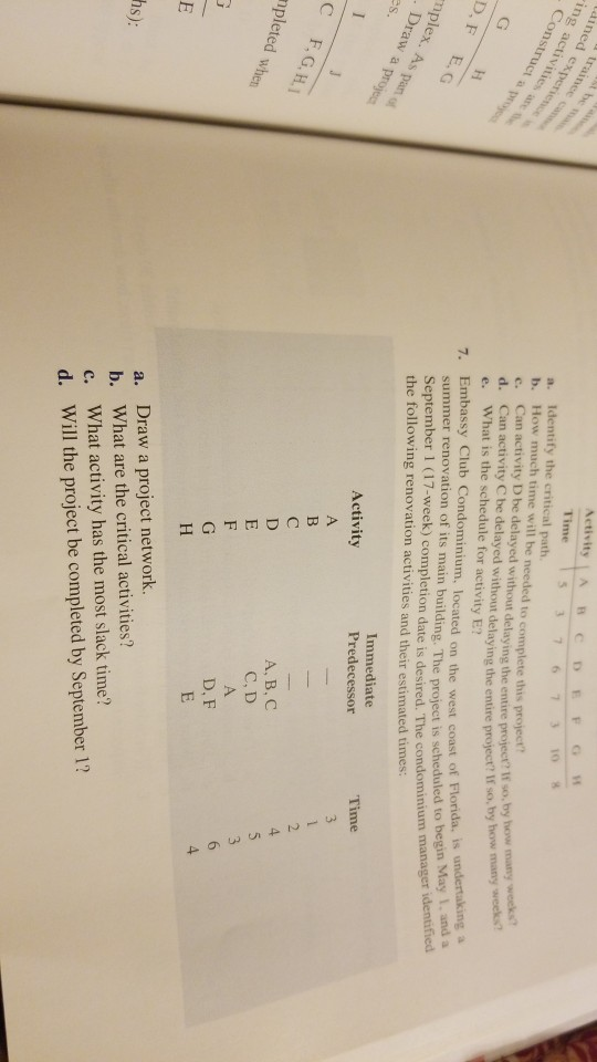 number 7 a,b,c and d. dined exten ing active