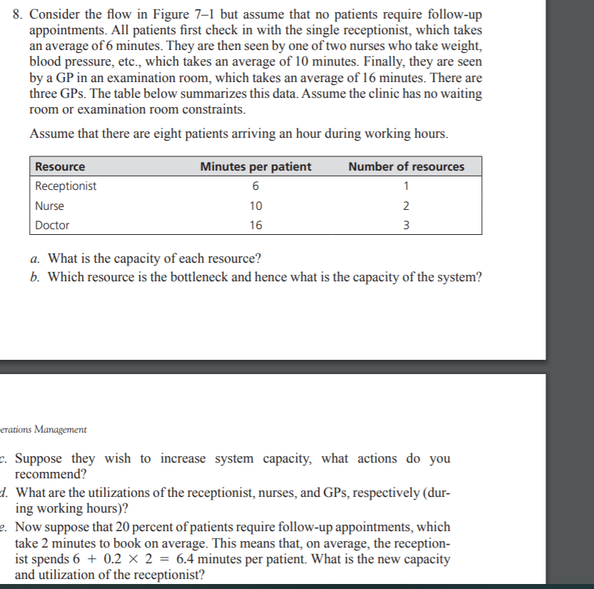 8. Consider the flow in Figure 7-1 but assume