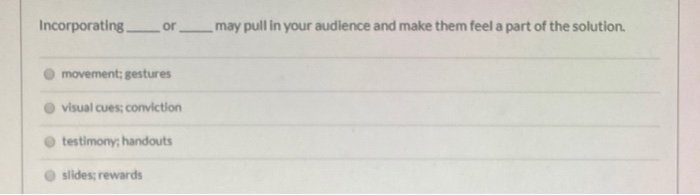 Incorporating_ or_ _may pull in your audience and