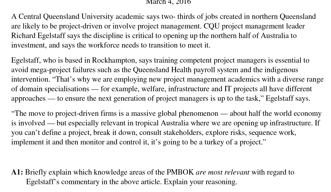 March 4, 2016 A Central Queensland University