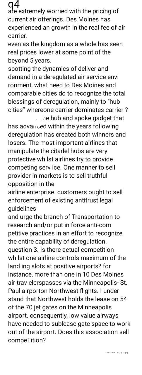 . 94 are extremely worried with the pricing of