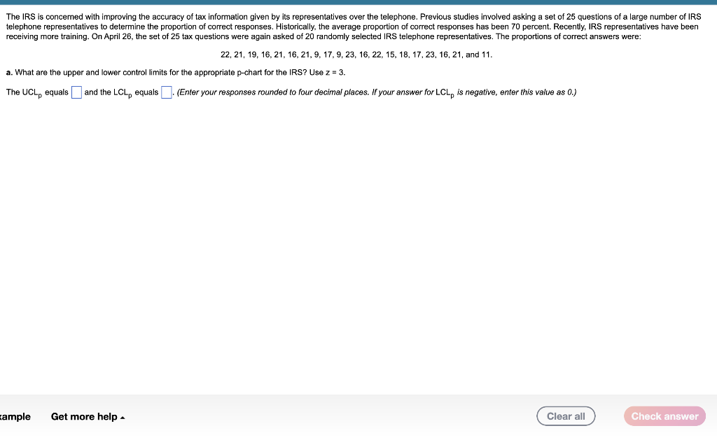 The IRS is concemed with improving the accuracy