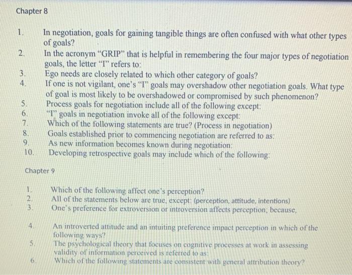 These questions is for my Conflict Resolution and