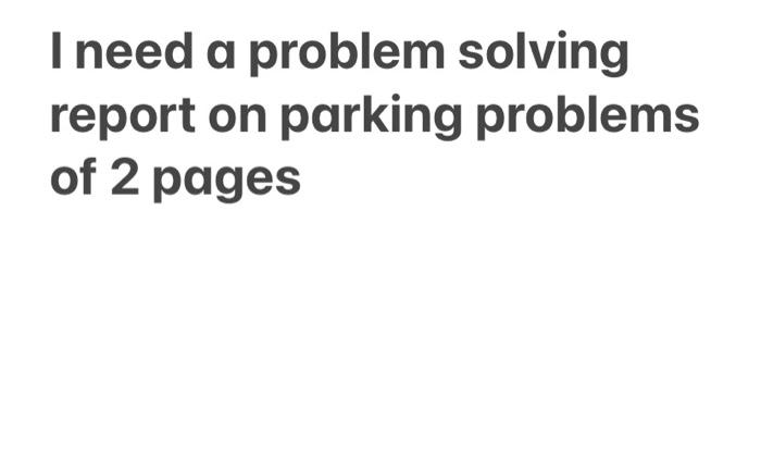 In this assignment you will recommend a solution