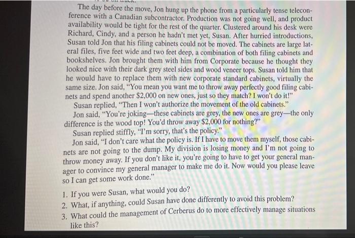 case study 1-if you are sussan, what would you