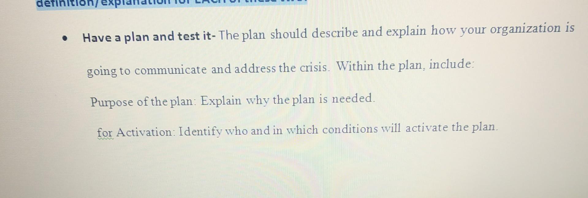 please use the strategies that i provided. 1.have