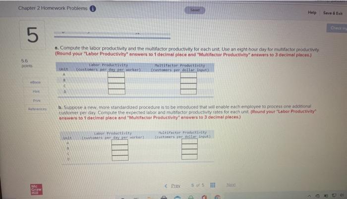 Swed Help Save & E 5 The following table shows