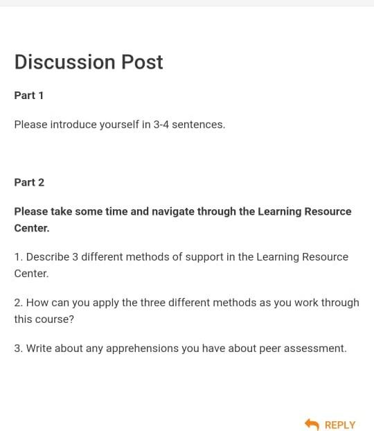 Please answer the questions. Thanks Discussion