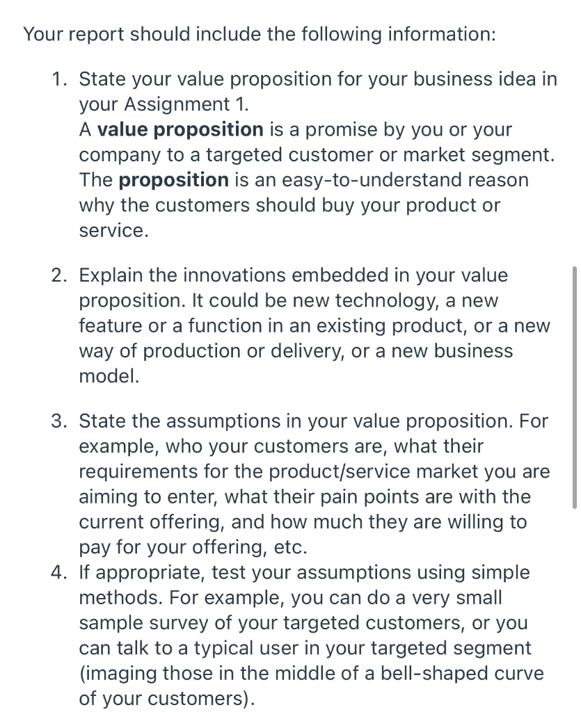 What could be the value proposition for this