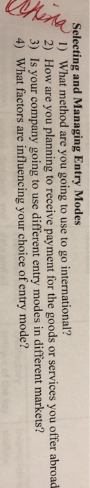 how would a USA business receive payment for