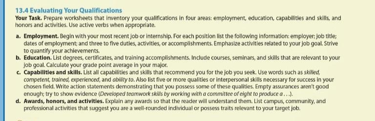 Business Communication workshop assignment. Note