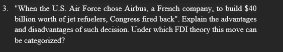 3. "When the U.S. Air Force chose Airbus, a