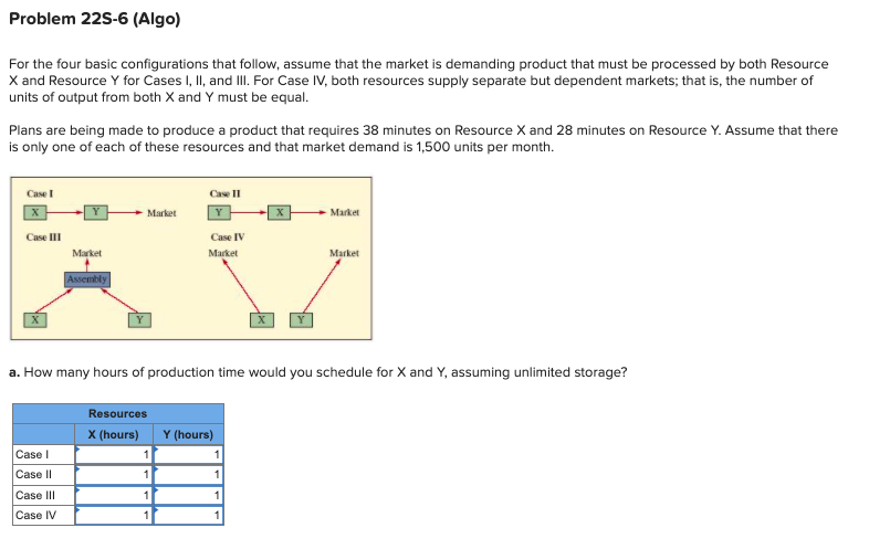 The three answer choices for part be can be seen