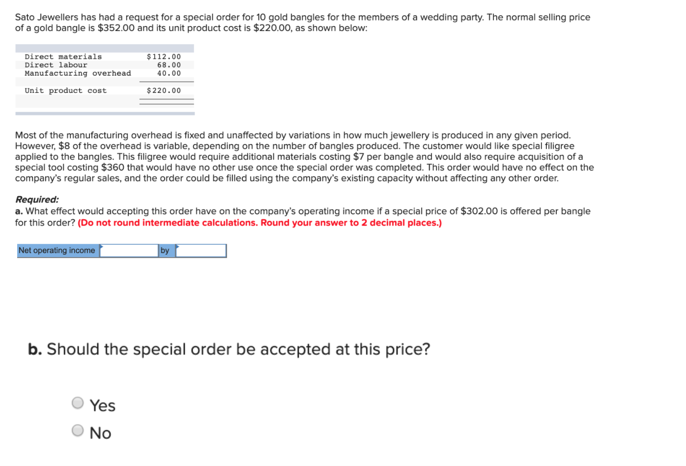 Sato Jewellers has had a request for a special