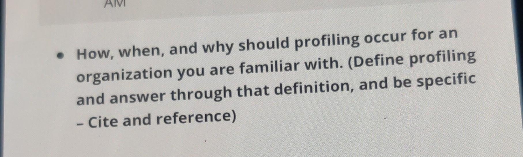 DQ answer with references please! How, when, and