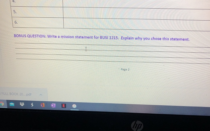 statement organizational behaviour 5. 6. BONUS