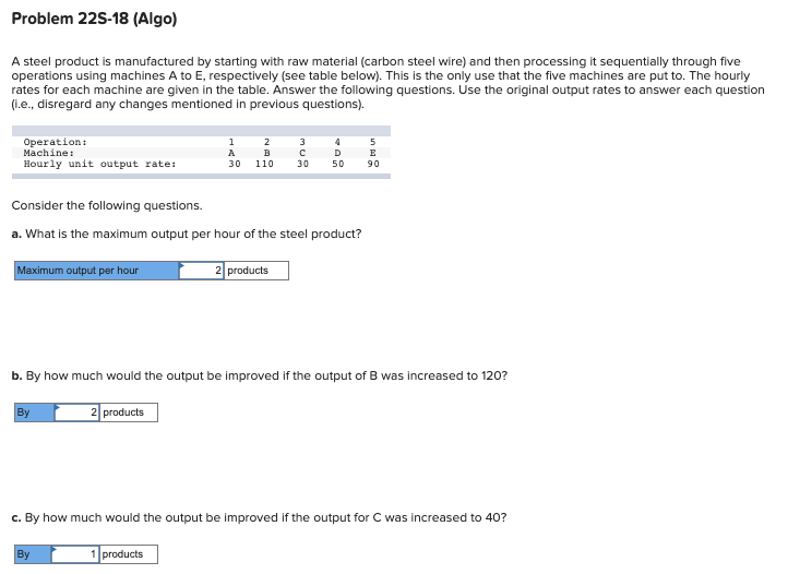Please answer entirely as it one question with