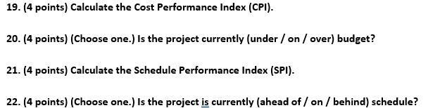 A project with five activities is planned with a