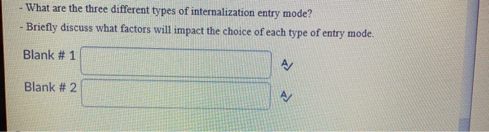 - What are the three different types of