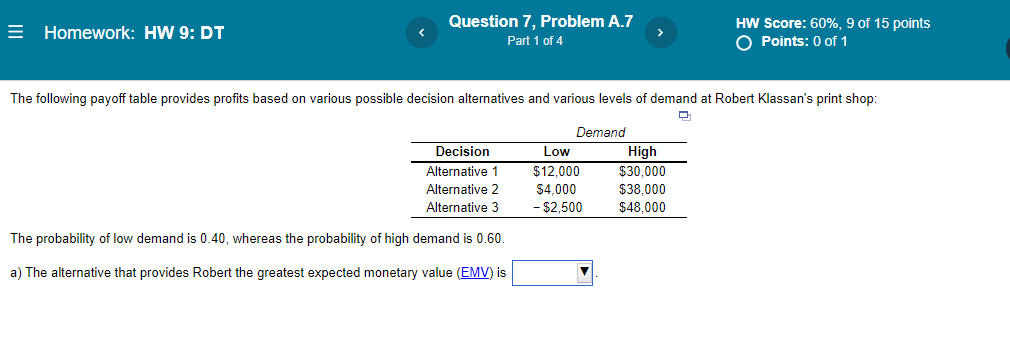 = Homework: HW 9: DT Question 7, Problem A.7 Part