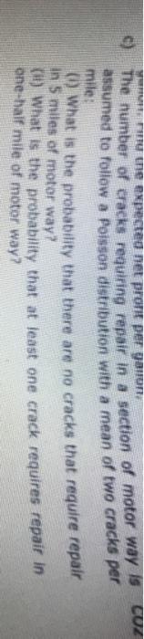 The number of cracks requiring regional section