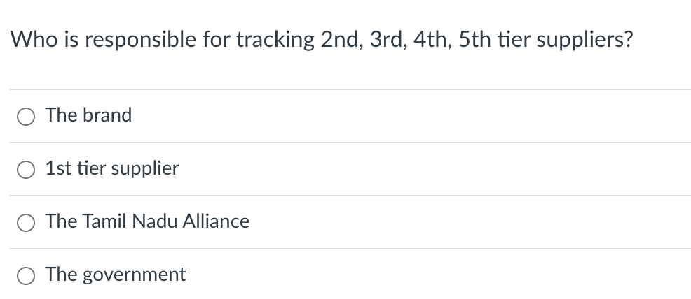 Who is responsible for tracking 2nd, 3rd, 4th,