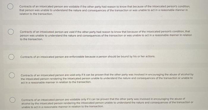 Business Law class Required information SB