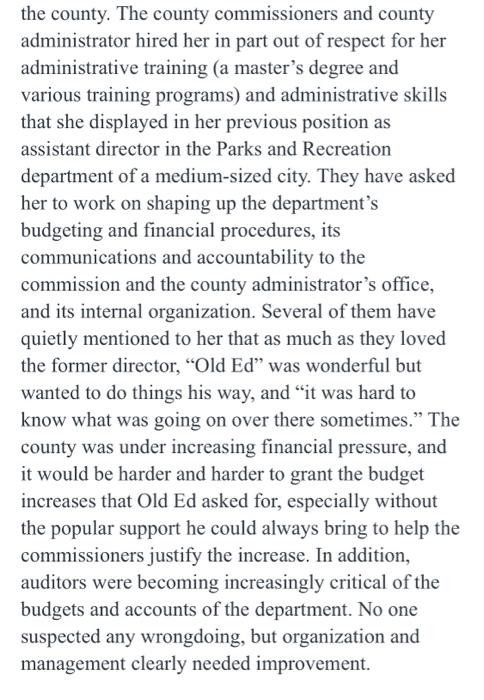 In a suburban county outside a large city, the