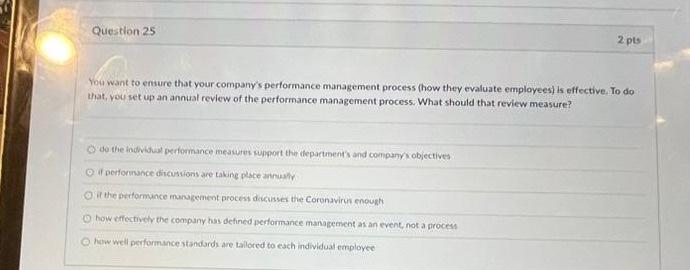 25 You want to ensure that your company's