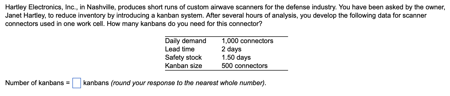 3. Hartley Electronics, Inc., in Nashville,