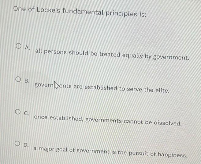 According to Locke, a man in the state of nature