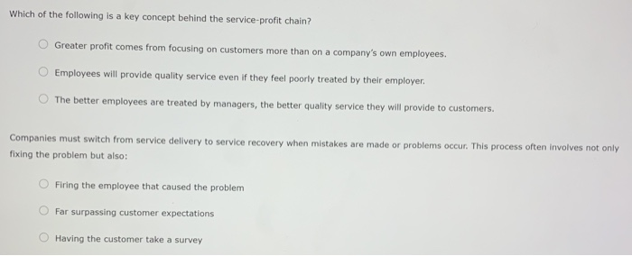 Services are different from goods in many ways.