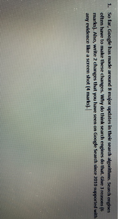 1. So far, Google has made around 8 major updates