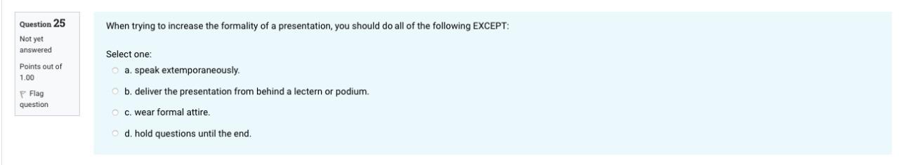 Give me the correct option. When trying to