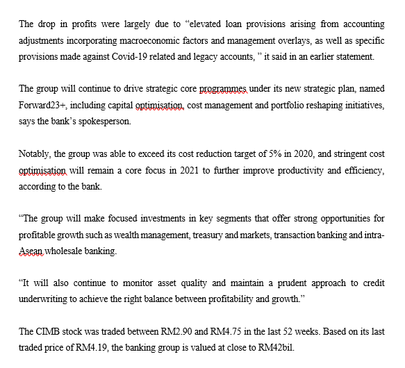 Case Study (Newspaper Article) Question: From a