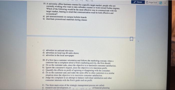 marketing questions. pls help 14. A movement