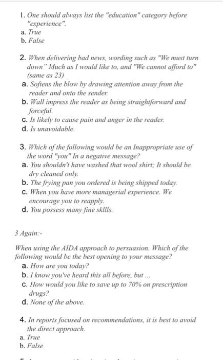 please someone provide me correct options for