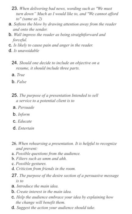 please someone provide me correct options for