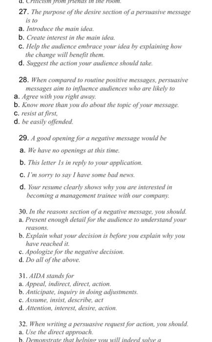 please someone provide me correct options for