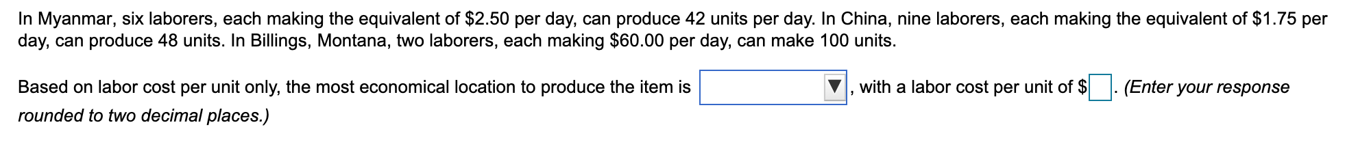 In Myanmar, six laborers, each making the