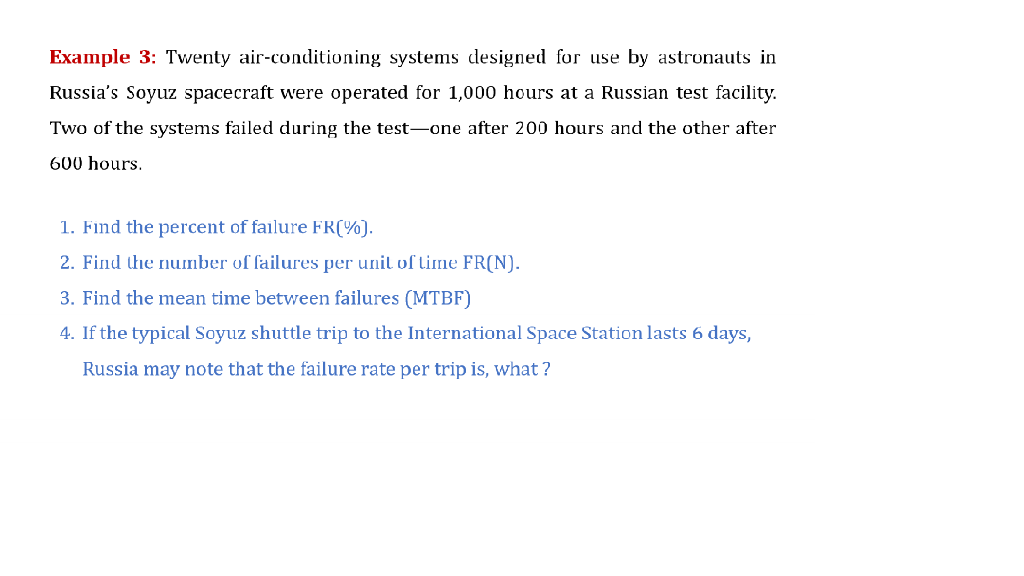Example 3: Twenty air-conditioning systems