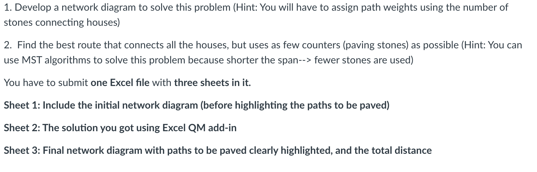 Muddy city problem Once upon a time there was a